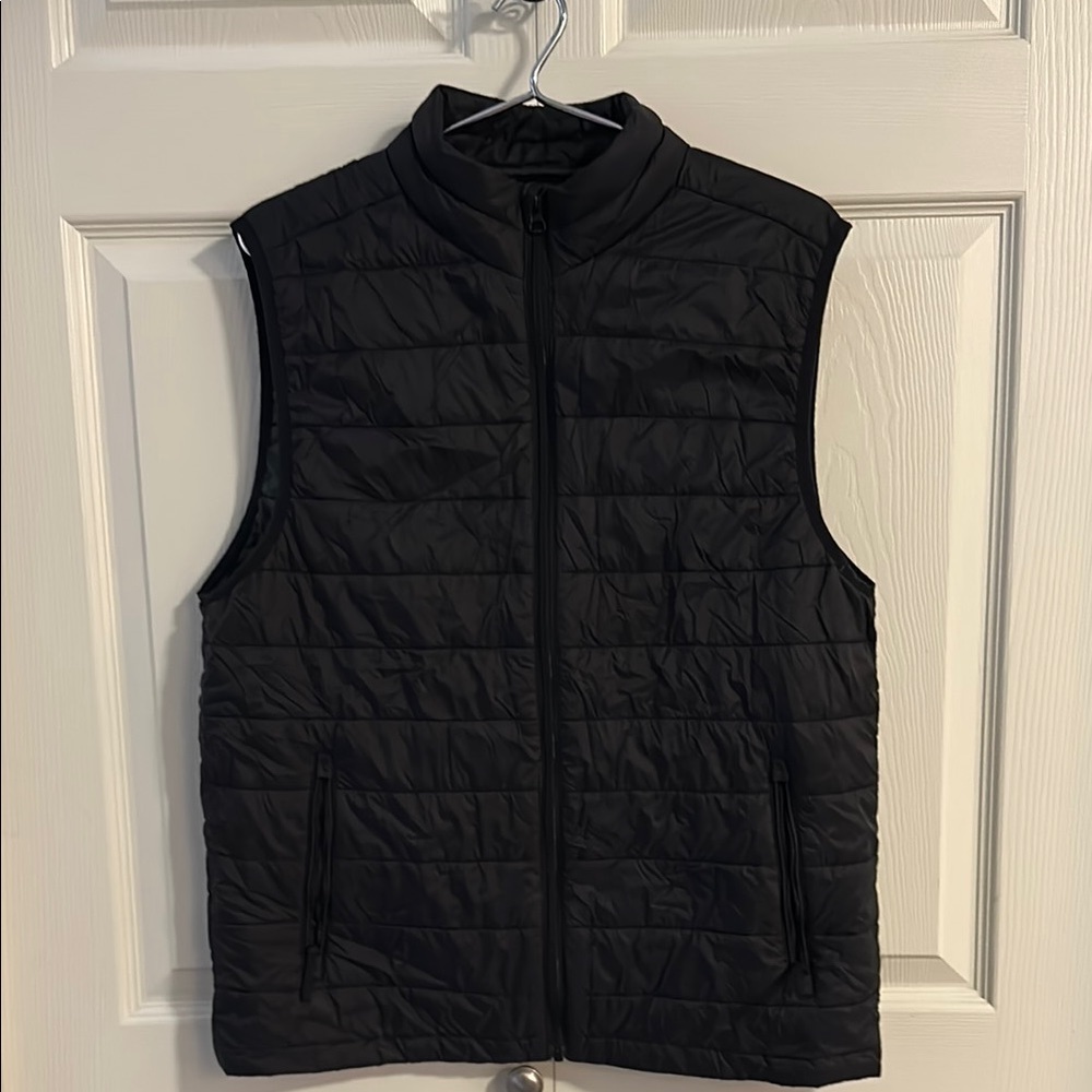 Joe Fresh Black Quilted Puffer Vest